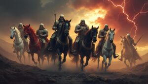 découvrez la chronique #11 et partez à la rencontre des quatre cavaliers de l'apocalypse, symboles puissants annonçant des changements majeurs. plongez dans cette exploration captivante et pleine de mystère.