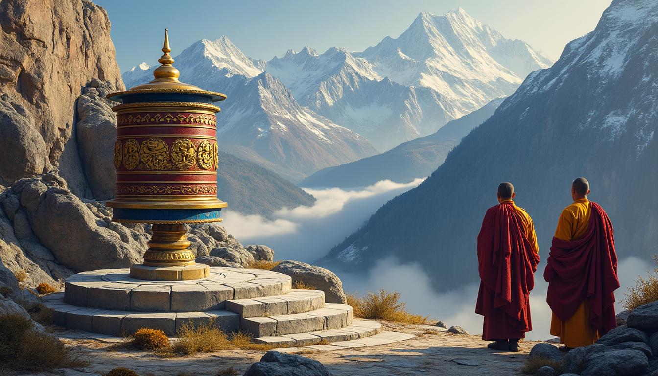 découvrez le samsara à travers la philosophie bouddhiste tibétaine : exploration des cycles de vie, souffrance et libération spirituelle.
