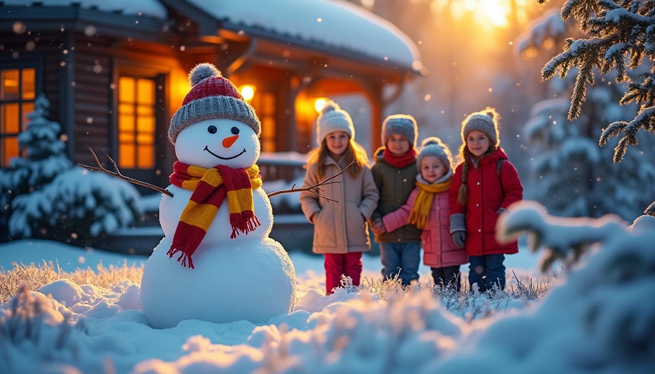 plongez dans «l'épopée enneigée» et découvrez un voyage magique au cœur des bonhommes de neige, entre émerveillement et aventures glacées.
