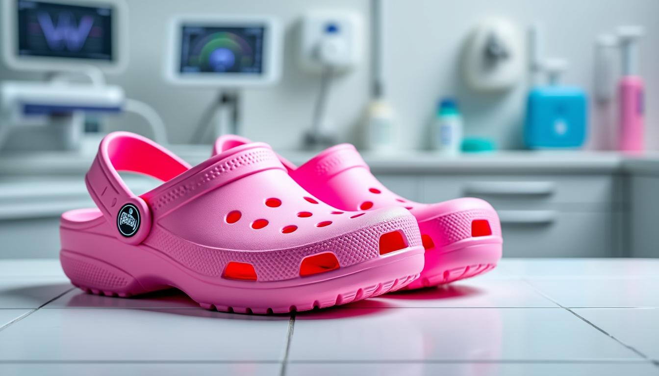 découvrez les sabots médicaux crocs classic en rose fluo, parfaits pour allier confort exceptionnel et style éclatant au bloc opératoire. idéals pour les professionnels de santé soucieux de leur bien-être et de leur look.