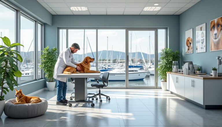 clinique vétérinaire du port à la grande motte (34280) : soins vétérinaires experts et attentifs pour la santé et le bien-être de vos animaux de compagnie.