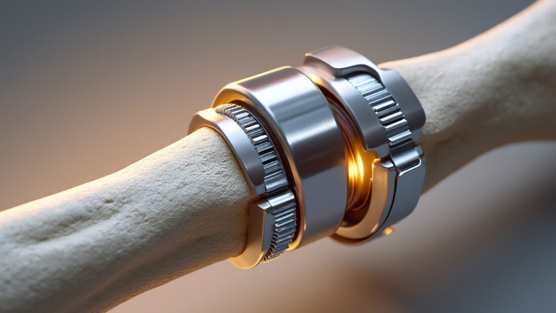 découvrez notre approche innovante de stabilisation osseuse utilisant une trame osseuse remodelée pour une meilleure intégration et efficacité thérapeutique.