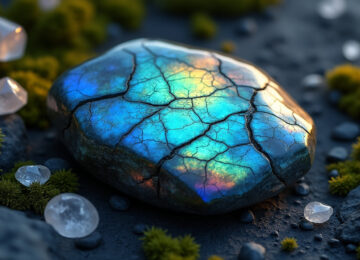 découvrez la labradorite, le bouclier mystique essentiel en lithothérapie, réputé pour protéger et équilibrer vos énergies naturelles.