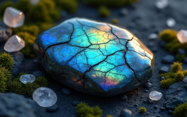 découvrez la labradorite, le bouclier mystique essentiel en lithothérapie, réputé pour protéger et équilibrer vos énergies naturelles.