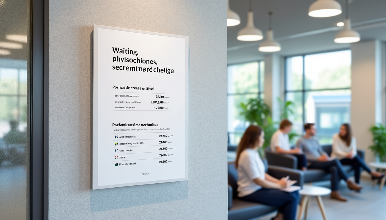 téléchargez gratuitement votre affiche kiné avec les nouveaux tarifs ngap 2026, spécialement conçue pour votre cabinet afin de mettre à jour vos informations tarifaires facilement.
